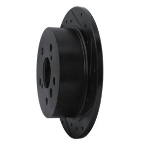 Lexus ES300 Brake Rotor (1) - Rear Right - R1 Concepts - Drilled & Slotted - Black - `02-`08 Lexus ES300 Brake Rotor (1) - Rear Right - R1 Concepts - Drilled & Slotted - Black - `02-`08